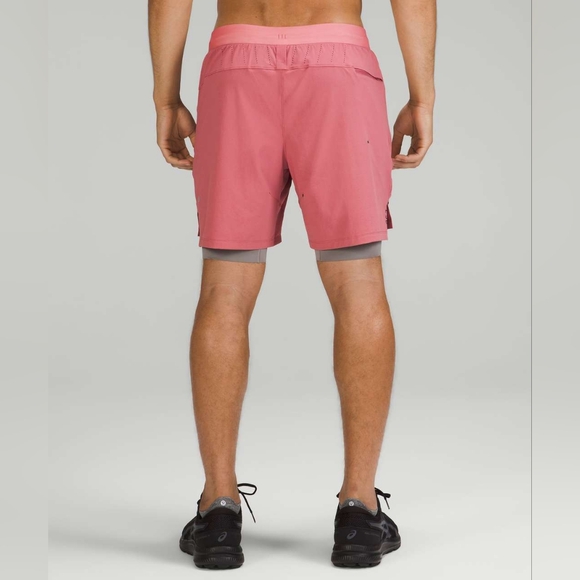 Lululemon License To Train Lined Short 7" (Brier Rose) Size S - Picture 3 of 13